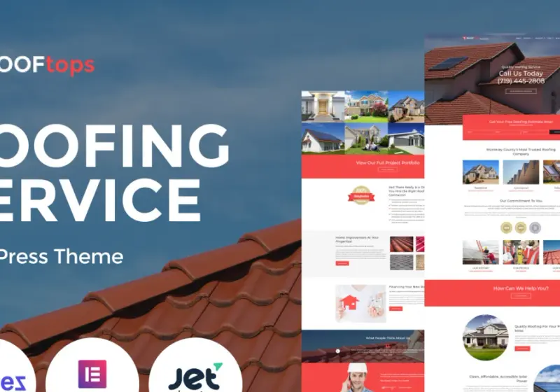 5 of the Best WordPress Themes for Roofers & Roofing Companies