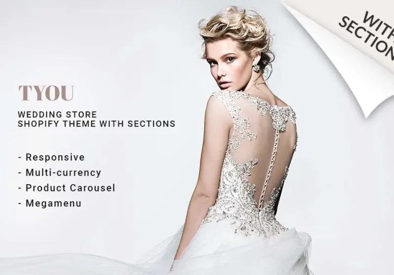 Responsive Bridal And Wedding Shopify Themes