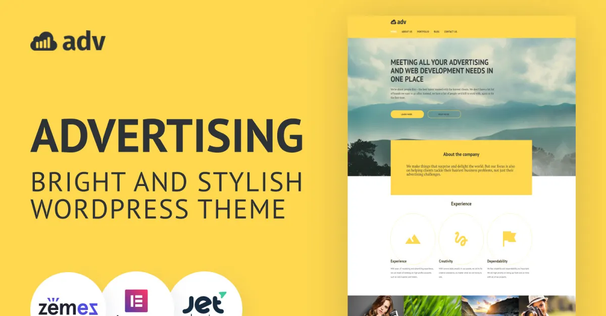 8 of the Best WordPress Themes for Advertising Agencies