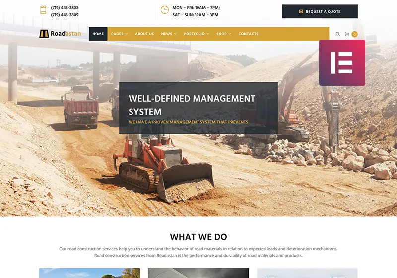 18 of the Best Construction Company WordPress Themes