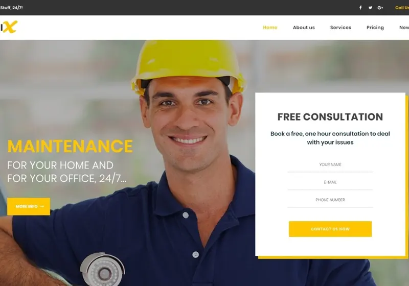 7+ Handy Man & Home Repair Company WordPress Themes to Inspire Confidence