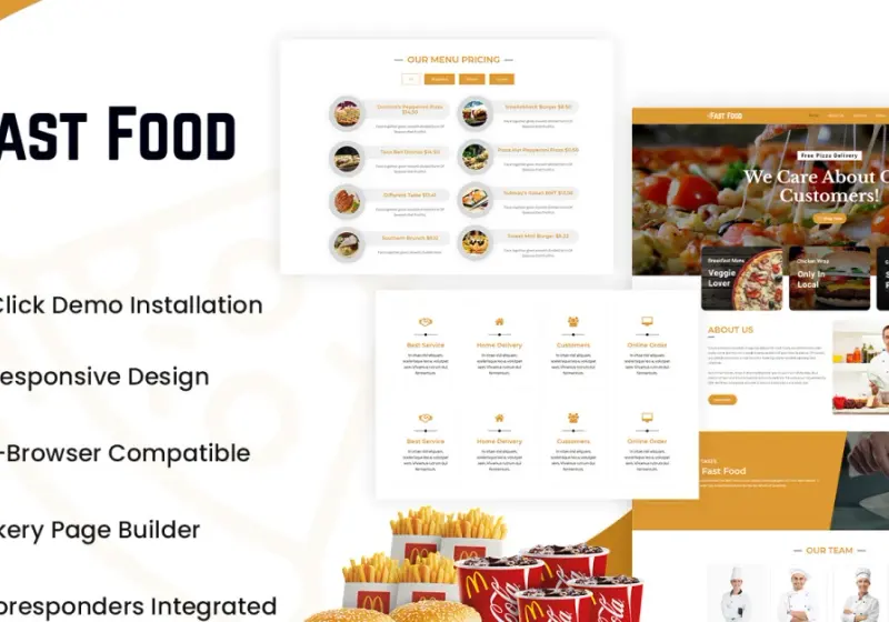 Enticing Restaurant WordPress Themes