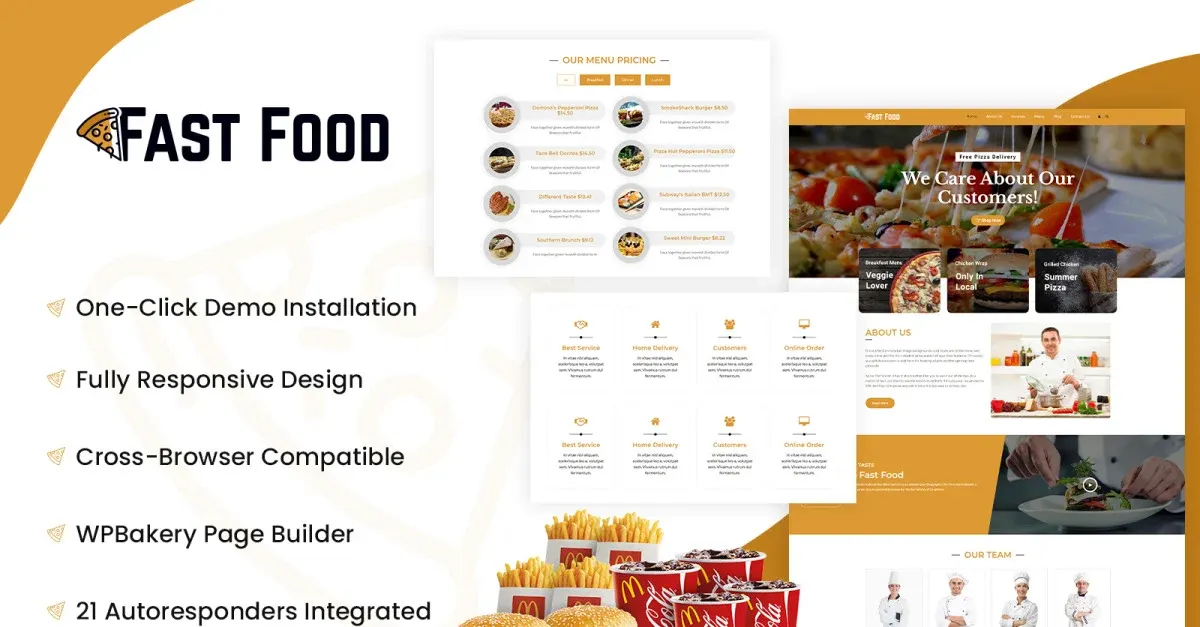 Enticing Restaurant WordPress Themes