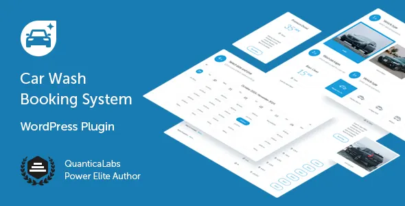 Car Wash Booking System for WordPress screenshot