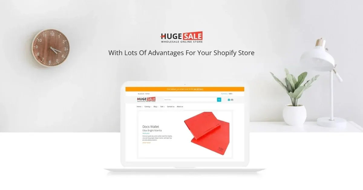 Huge Sale Multipurpose Shopify Theme screenshot