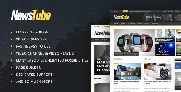 5 Stunning Streaming Video News Magazine WordPress Themes