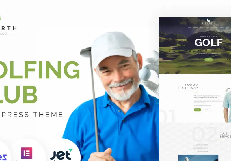 5 of the Best Golf WordPress Themes