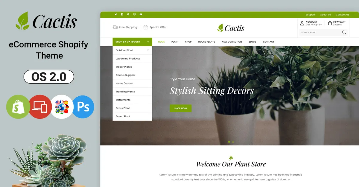 Cactis screenshot