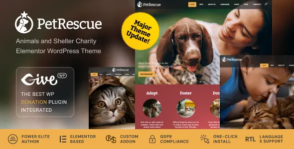 The Absolute Best WordPress Themes for Pet Rescues and Animal Shelters