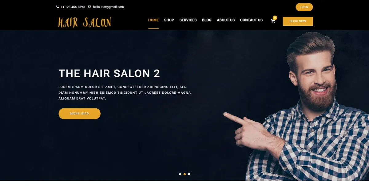 Mindz Salon WordPress Theme screenshot