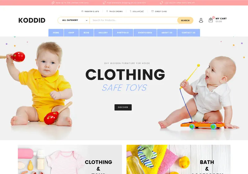 8 of the Best WooCommerce Themes for Kids, Babies, & Children