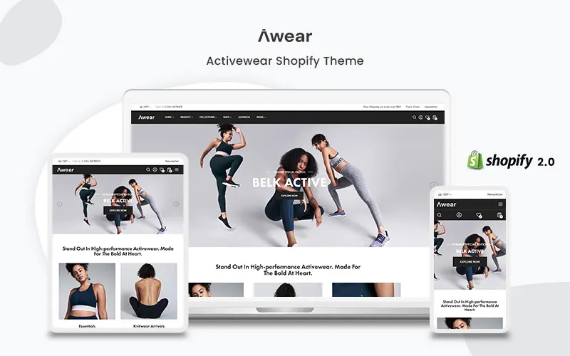 Awear- The Nightwear Premium Shopify Theme screenshot