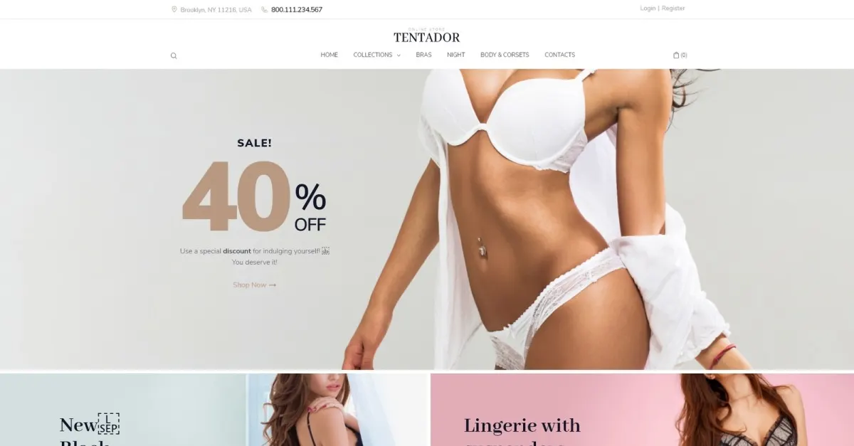 8 of the Best Lingerie WooCommerce Themes for Selling Bras & Underwear