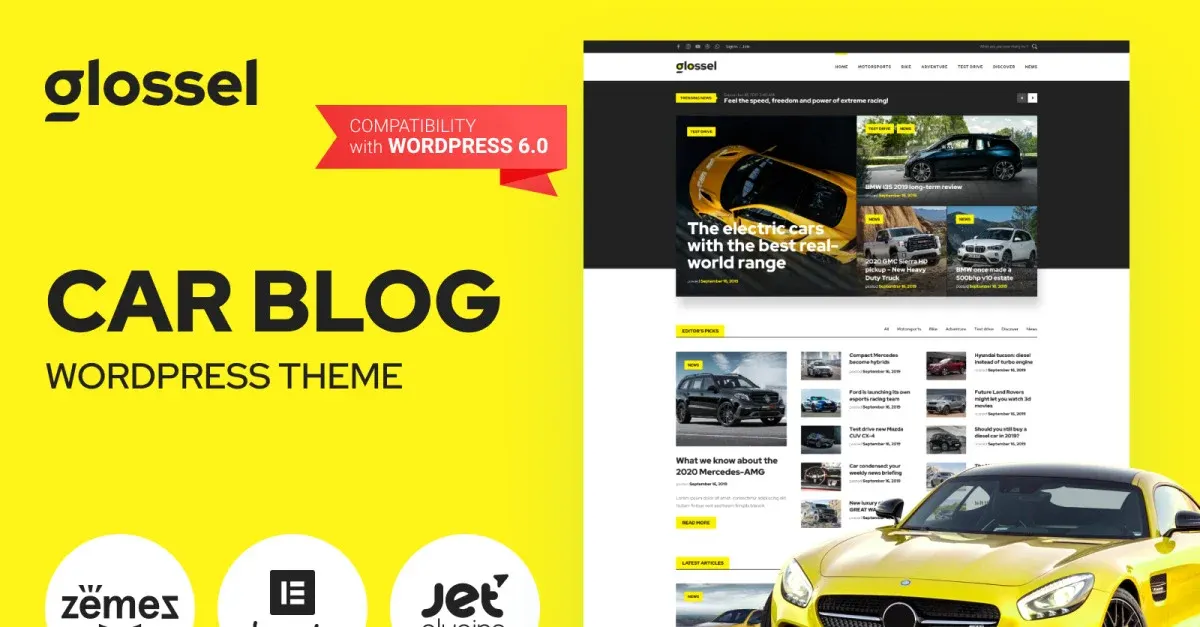 Dynamic Car, Vehicle, And Automotive WordPress Themes