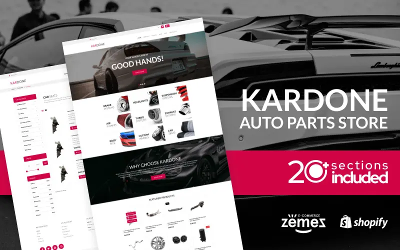Sensational Shopify Themes For Car, Vehicle, And Automotive Stores