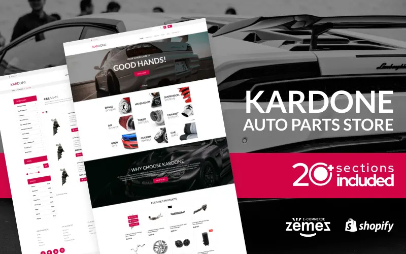 Sensational Shopify Themes For Car, Vehicle, And Automotive Stores