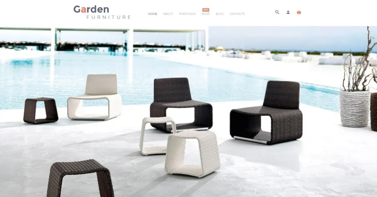 Free Garden Furniture WooCommerce Theme screenshot