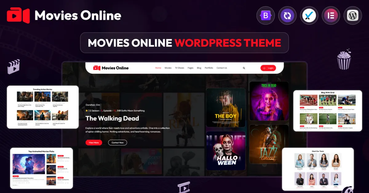 Movies Online WordPress Theme screenshot