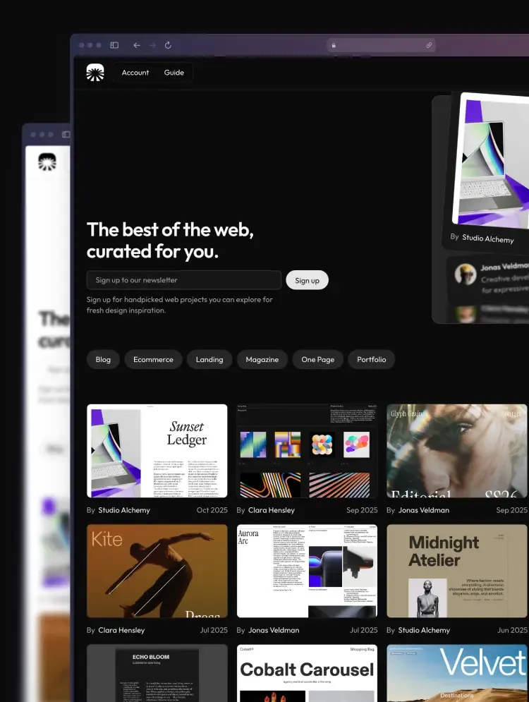 Curator screenshot