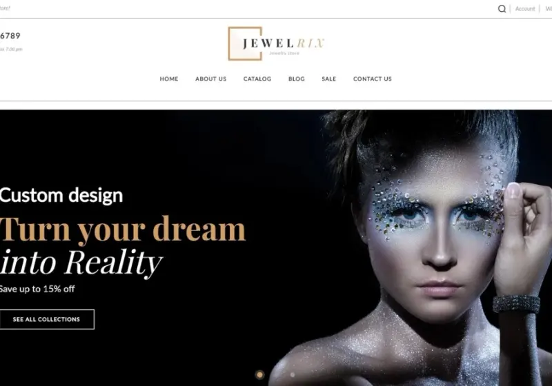 Responsive Shopify Themes For Selling Jewelry And Watches Online