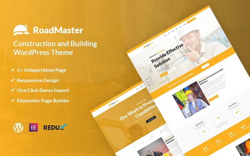 Sturdy And Strong WordPress Themes For Construction Companies And Building Contractors