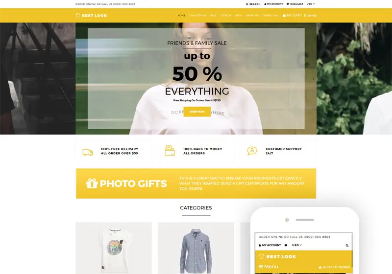 Trendy And Cool Shopify Themes For Online T-shirt Stores