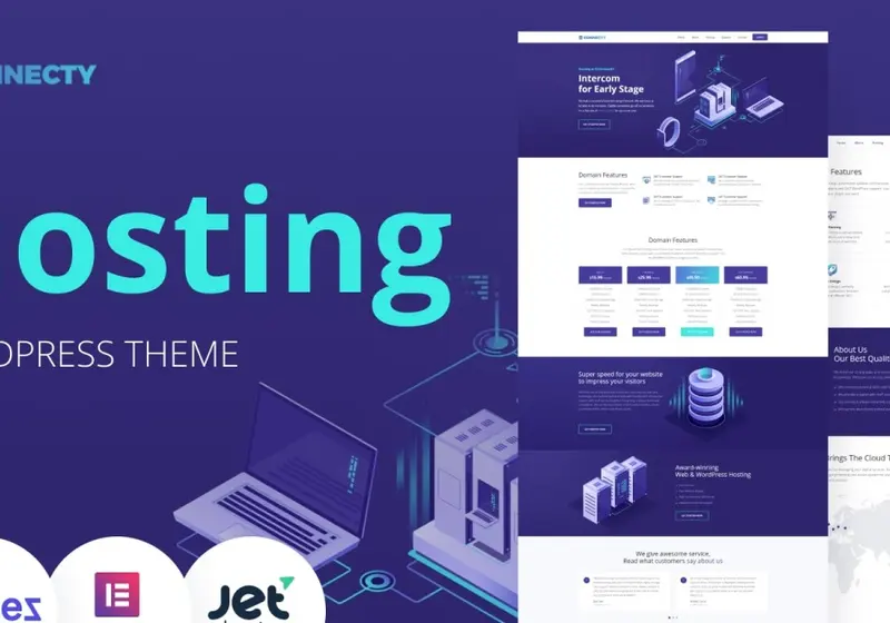 5 of the Best WordPress Themes for Web Hosting Companies