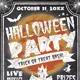 Chalk Halloween Flyer screenshot