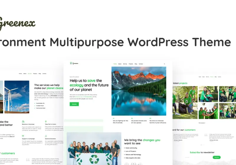 5 of the Best WordPress Themes for Environmental, Green, & Eco-friendly Websites