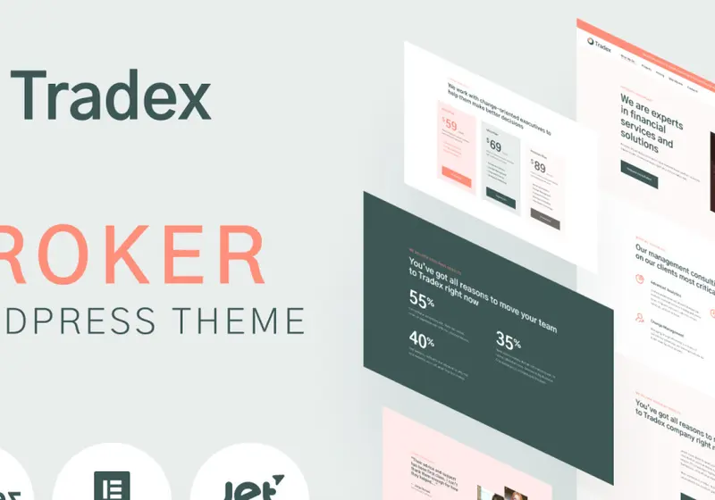 Exquisite Financial WordPress Themes For Finance Websites