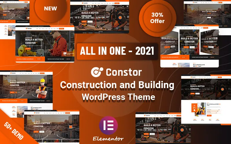 Modern And Strong WordPress Themes For Construction Websites