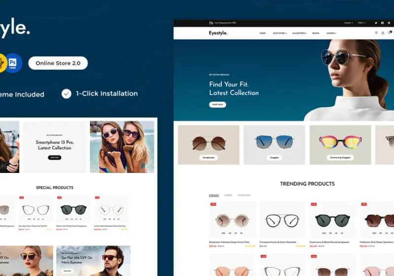 How To Sell Sunglasses And Prescription Eyeglasses Online With Shopify