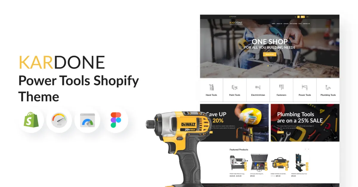 Power Tools Shopify Theme, Construction screenshot
