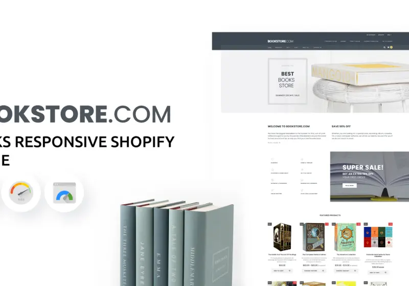 Responsive Shopify Themes For Bookstores And Writers