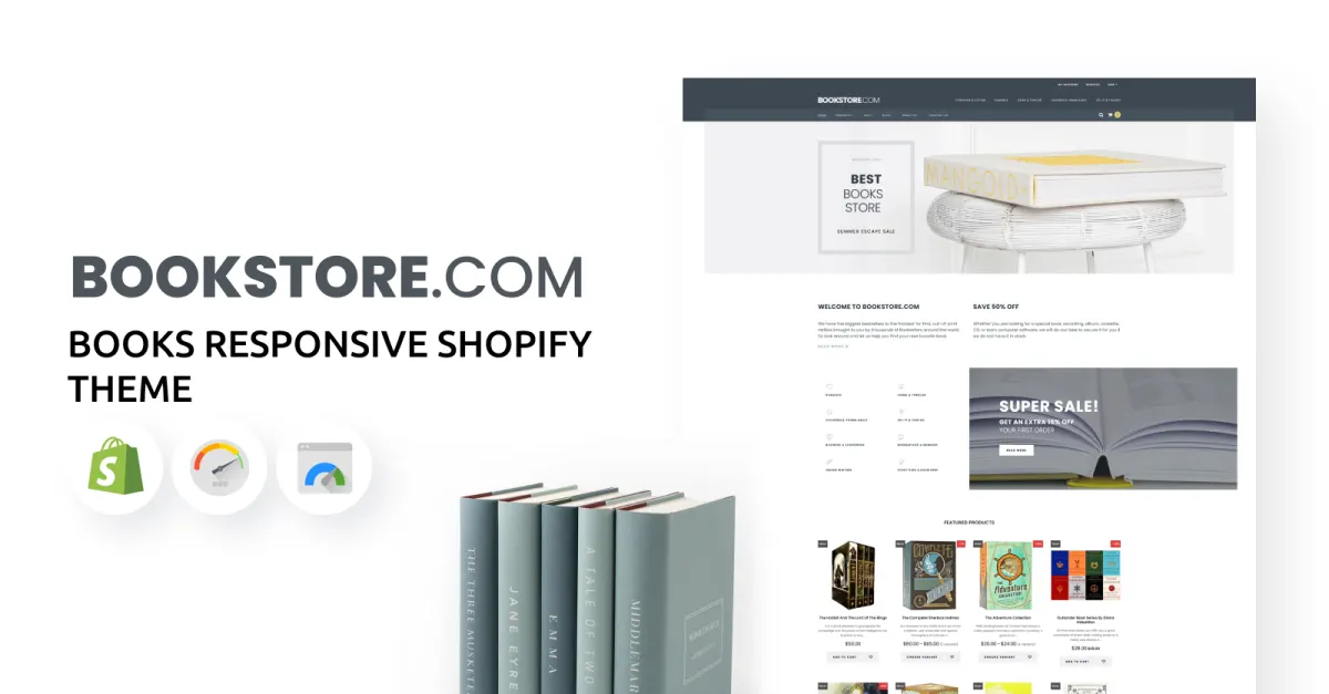 Books Responsive Shopify Theme screenshot