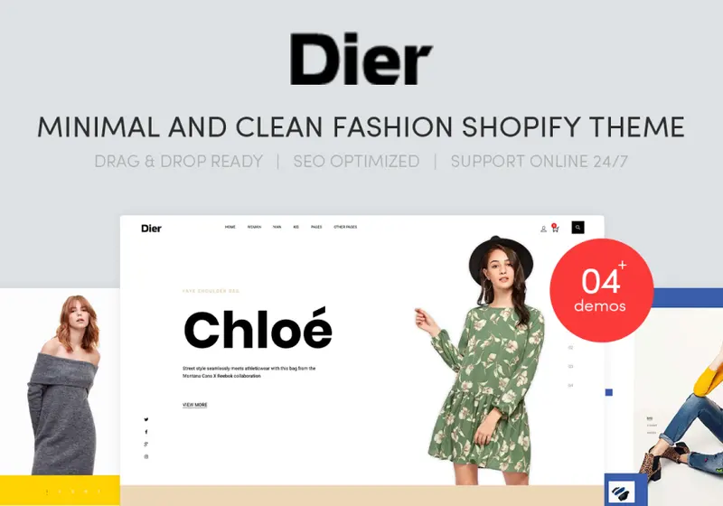Simple And Stylish Shopify Themes For Casual Clothing Stores