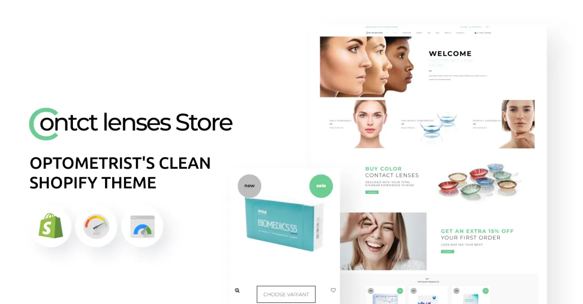 Contact Lenses Store screenshot