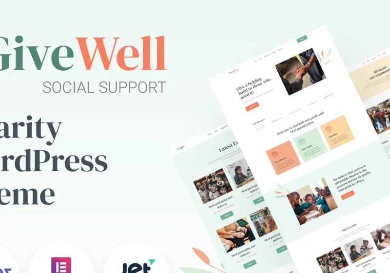 Well-equipped WordPress Themes For Charities And Nonprofits