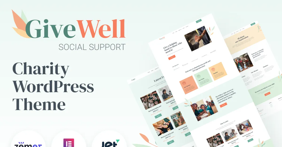 Well-equipped WordPress Themes For Charities And Nonprofits