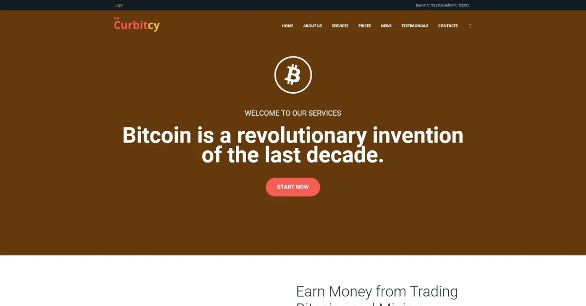 Curbitcy screenshot