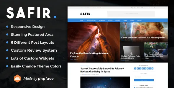 Safir screenshot