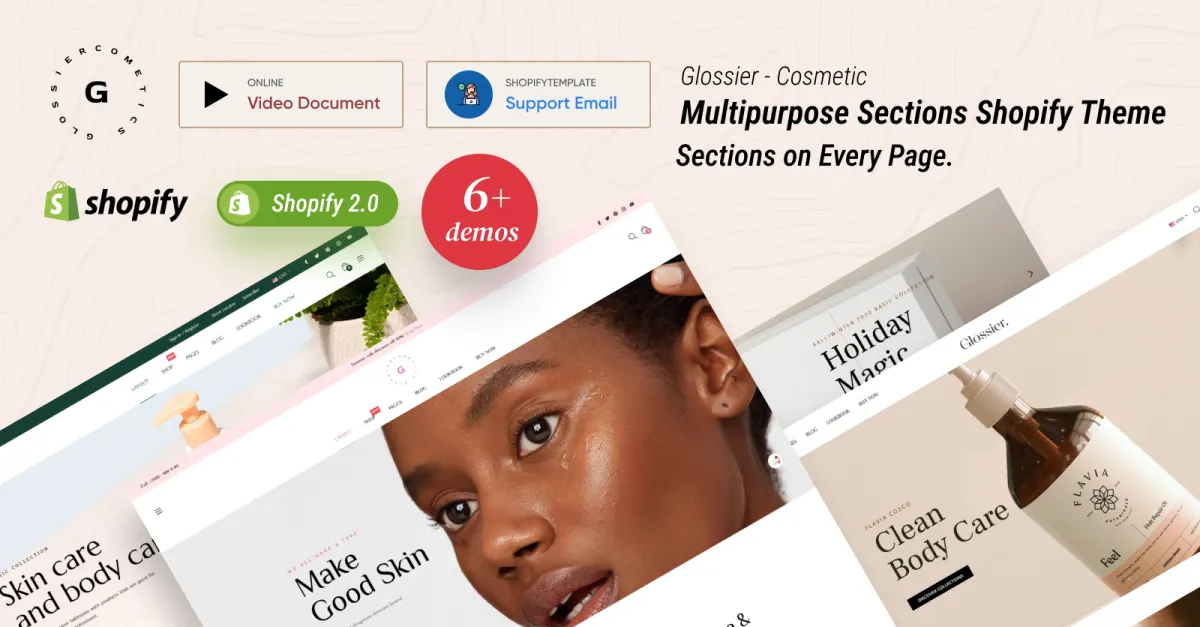 Glossier screenshot