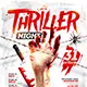 Thriller Night Party Flyer screenshot