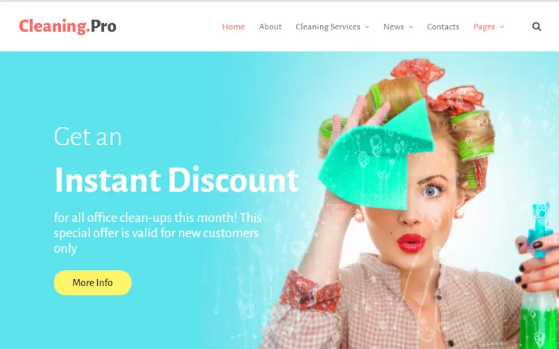 8+ Best Shiny New Maid Services & Home Cleaning WordPress Themes
