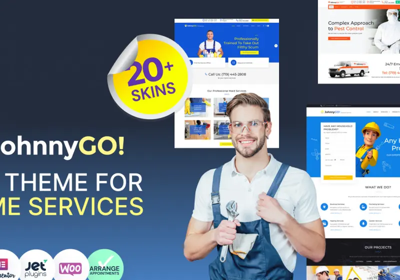 Reliable WordPress Themes For Handyman Services
