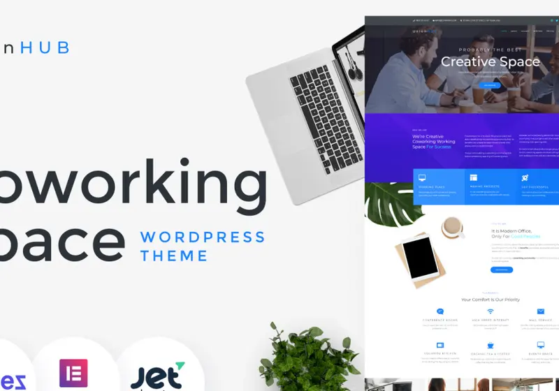 Cool Coworking WordPress Themes For Shared Office Spaces