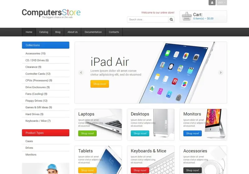 Free And Premium Shopify Themes For Online Electronics Stores