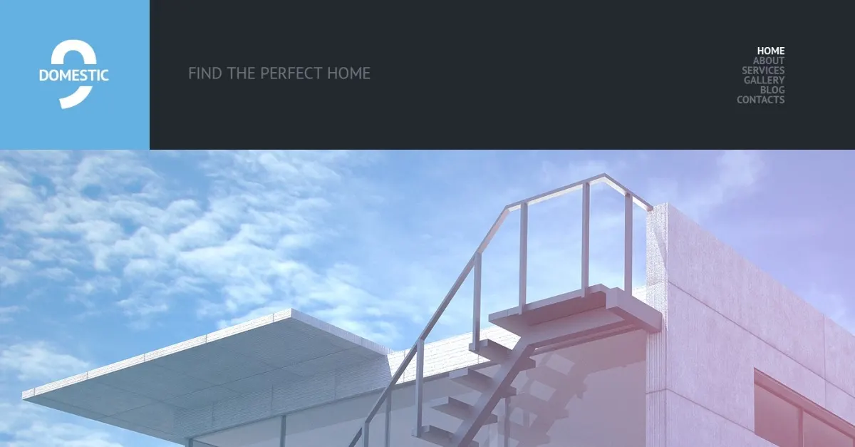 Free Real Estate Agency WordPress Theme screenshot