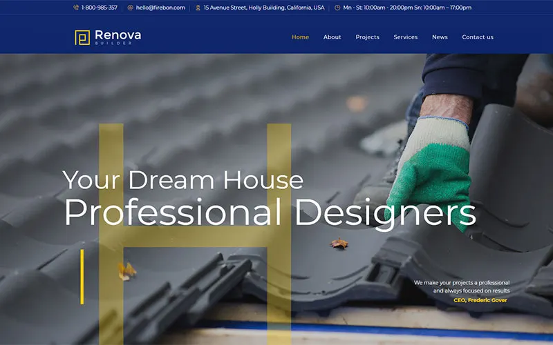 Powerful And Compelling WordPress Themes For Construction Companies And Building Contractors