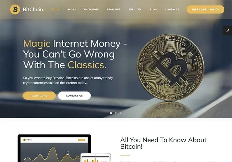 5 of the Best WordPress Themes for Cryptocurrency & Bitcoin Websites
